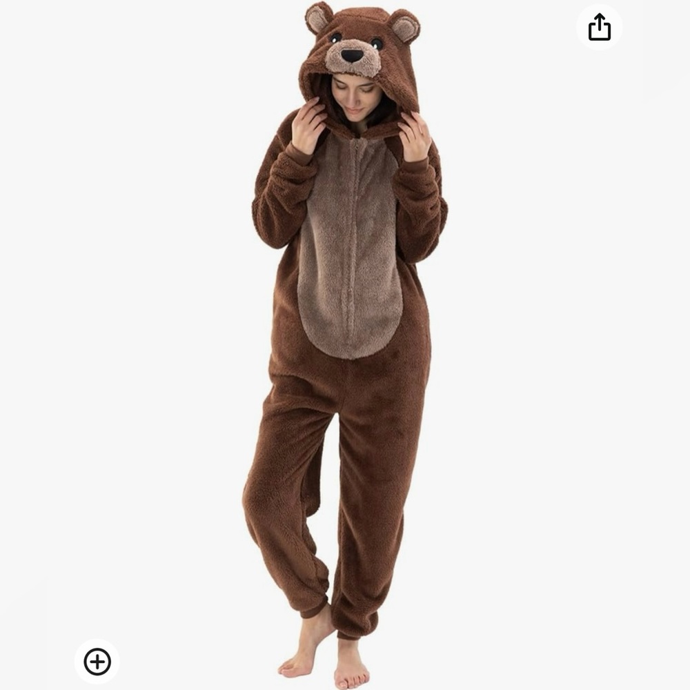 Brown Bear Onesie (large)